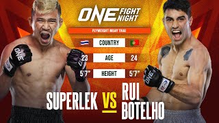 Muay Thai FIREFIGHT 👊 Superlek vs Rui Botelho Was NONSTOP ACTION [upl. by Norab]