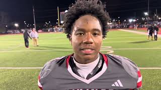 Post Game Interview Princeton SR WR Antonio Hunter [upl. by Chrissie]