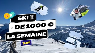 Une semaine de SKI à MOINS DE 1000 € pour 2 personnes Aussois [upl. by Norvell]