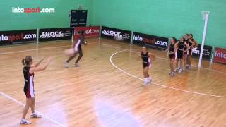 Netball Team Passing Drill Changing Speed and Direction [upl. by Haneekas689]