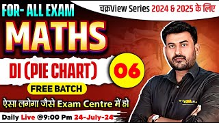 Data Interpretation Pie Chart Maths  For All Exam 2024  Pie Chart Maths  Maths Tricks  06 [upl. by Lihp]