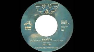 1979 Waylon Jennings  Amanda a 1 CampW hit [upl. by Eikin297]