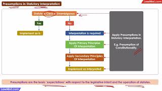 What are Presumptions in Statutory Interpretation External Aids to Interpretation of Statutes LLB [upl. by Sirroned]