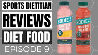 Sports Dietitian Reviews “Diet” Food Episode 9  Bodiez Protein Water [upl. by Ymas]