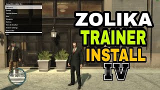 HOW TO MOD GTA 4  ZOLIKA MENU TRAINER FOR GTA IV  GTA 4 MODS 2024  HindiUrdu  MAGICYY [upl. by Jaquenette]