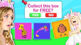 Pick A FREE Box In Adopt Me Roblox [upl. by Artenahs204]