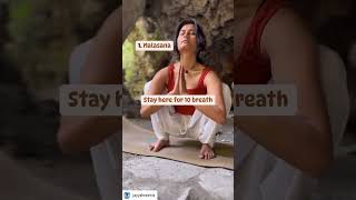 3 ASANAS for PAINFUL PERIODS🩸pcod pcos youtubeshorts shorts yoga shortvideo [upl. by Tamarah]