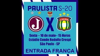 Campeonato Paulista Sub20  Juventus x São Caetano  10052024 [upl. by Bruner929]