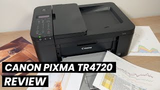 Canon PIXMA TR4720 QUICK REVIEW [upl. by Lamak]