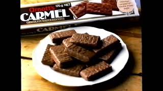 Australian Arnotts Carmel biscuits TV commercial ad 1990 [upl. by Hagen]