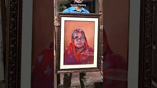 Portrait Painting in odisha portrait bhubaneswar painting [upl. by Ahsemrac]