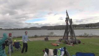 Punkin Chunkin Trebuchet  Homemade Science with Bruce Yeany [upl. by Vasilek]