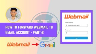 How to forward webmail to gmail outlook account  Connect webmail to outlook account [upl. by Aggri]