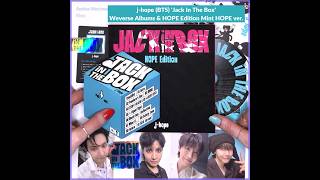 jhope BTS ‘Jack In The Box’ Weverse Albums amp HOPE Edition Mint HOPE unbox 제이홉 jhope shorts [upl. by Eugenio]