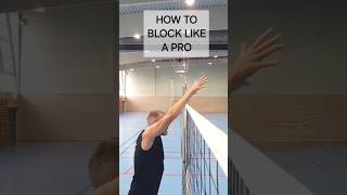 Block like a pro Volleyball blocking Hacks volleyball [upl. by Summers6]