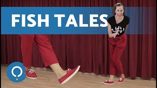 FISH TAILS en JAZZ STEPS  Swing para Principiantes [upl. by Natassia356]