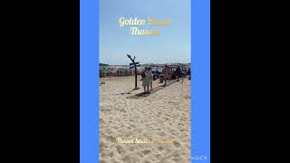 Golden Beach Thassos  Skala Potamia greece travel nature thassos hollyday kavala island [upl. by Waechter]