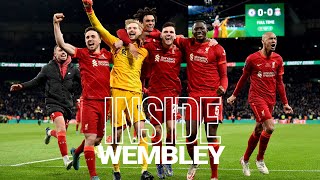 Inside Wembley Chelsea v Liverpool  Incredible behindthescenes from League Cup win [upl. by Oos55]