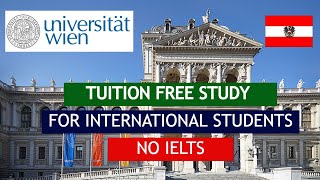 Application Process for Tuition Free Study at the University of Vienna in Austria [upl. by Oiceladni]