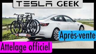 ATTELAGE OFFICIEL TESLA  Montage en après vente  Installation et explications chez Costume car [upl. by Akkahs]