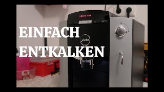 Jura F50 Kaffeemaschine Entkalken  Einfach erklärt [upl. by Eserahc]