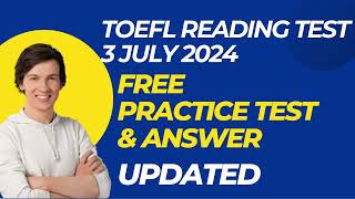 TOEFL Reading Practice Test With Answers 3 July 2024 [upl. by Eustache]