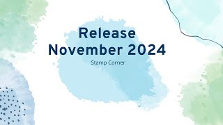 Stamp Corner November Release 112024 mit Inspirationskarten [upl. by Grosmark741]