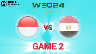 IESF 2024 INDONESIA VS MESIR  GAME2 [upl. by Adnilrem]