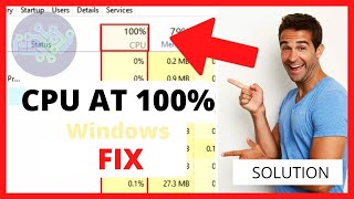 How to FIX CPU at 100 PERCENT Windows 10  System interrupts high CPU usage PC shuts down amp programs [upl. by Giffard]