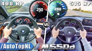 BMW M550d G30 400HP STOCK vs McChip 515HP  0260kmh ACCELERATION amp AUTOBAHN POV by AutoTopNL [upl. by Jonina]