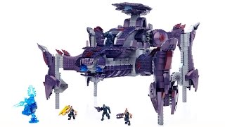 Halo Mega Bloks  Covenant Scarab [upl. by Wallie]