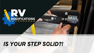 Lippert Solid Step Installation  RV Modifications [upl. by Nhar200]