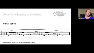 CoVo Vocal Exercise of the Week 58  Melba Spirals  October 27 2024 [upl. by Joby]