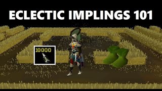 How I Catch Bulk Eclectic Implings for Ranger Boots EASY OSRS Ironman [upl. by Brandy]