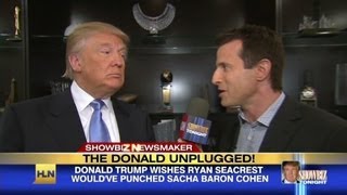 Trump vs Sacha Baran Cohen [upl. by Fosque]