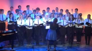 Seaford College Chapel Choir singing at Jonathan Antoines Concert in Eastbourne 2015 [upl. by Gaby]