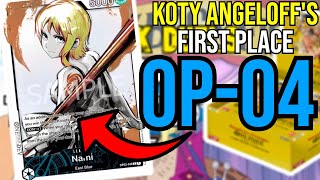 Koty Angeloffs FIRST PLACE OP04 Nami Deck Profile  Gameplay [upl. by Lepper]