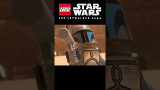 Jango Fett Death The Complete Saga vs The Clone Wars vs The Skywalker Saga legostarwars shorts [upl. by Tolmann]