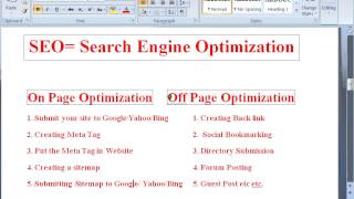 SEO Bangla Tutorial  Part02 [upl. by Edra150]