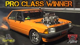 4DH8RS  PRO CLASS WINNER AT BINDOON BURNOUTS [upl. by Atolrac615]