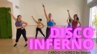 “DISCO INFERNO” cardio dance choreography by Ashley Erickson  Smashlife Dance Fitness Workout [upl. by Leith]