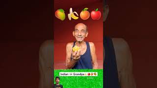 Eating emoji Challenge with दादा जी 😄🤣😂 funny comedy memes comedyshorts short shorts [upl. by Lavery]