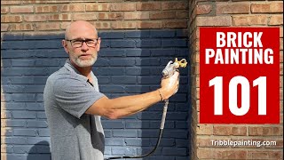 How to Paint amp Maintain Your Brick Home  ALL YOU NEED IN ONE SIMPLE GUIDE 👍👍 [upl. by Notaes]