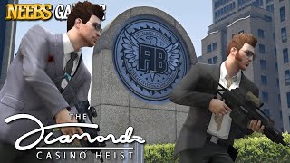 Breaking into FIB  Diamond Casino Heist Pt2 GTA 5 [upl. by Grazia]