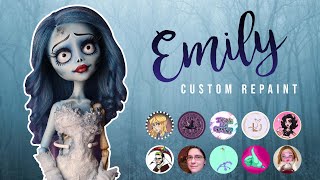 Custom Repaint Emily the Corpse Bride  Spoopy Halloween Collab [upl. by Ahset]