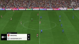 Arsenal vs Leicester City 28092024 Premier League EA FC 24 [upl. by Cenac]