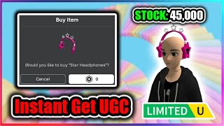 UGC LIMITED Superdrug Obby Script  Instant Get Star Headphones [upl. by Analram243]