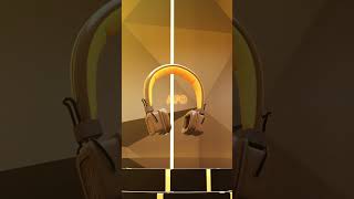 headphone commercial 3d blender product ad 3d  marshal headphones [upl. by Atikin]