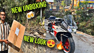 New unboxing❤️ ke baad ye ky ho gya hmari rc 200 ke saat new look finally🥵 trending ktm motovlog [upl. by Vanhook]