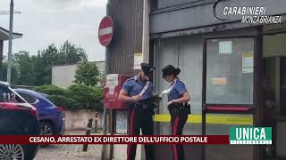 Cesano Maderno arrestato ex direttore dellufficio postale [upl. by Nomma433]